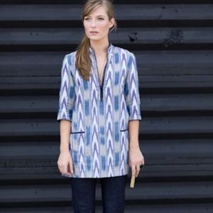 Emerson Fry Heather Ikat Tunic